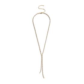 BAUBLEBAR Goldtone Crystal Lariat Necklace