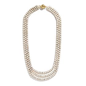BAUBLEBAR Goldtone Three Layer Magnetic Clasp Necklace