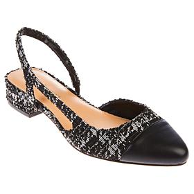 BCBGeneration Tillie Cap-Toe Slingback Heeled Sandal