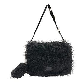 BEARPAW® Curly Faux Fur Hobo Bag