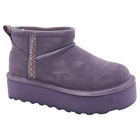 BEARPAW® Retro October Suede Platform Ankle Boot