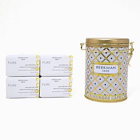 Beekman 1802 4pc Soap Pail Set Pure
