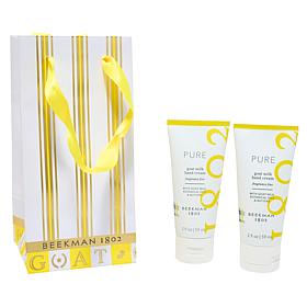 Beekman 1802 G.O.A.T. 2-Piece 2 oz. Hand Cream Gift Set Pure Goat Milk