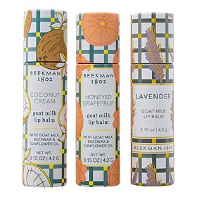 Beekman 1802 Goat Milk 3-piece Lip Balm Set