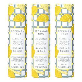 Beekman 1802 Goat Milk Almond Honey Cookie Lip Balm 3-pack Auto-Ship®