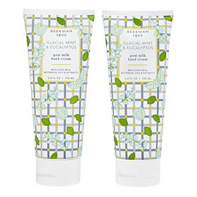 Beekman 1802 Goat Milk Glacial Mint & Eucalyptus Hand Cream 2-pack