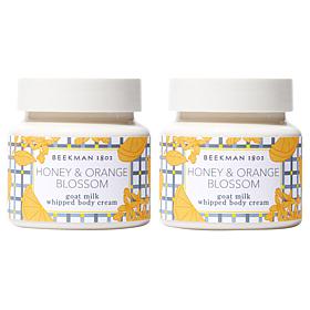 Beekman 1802 Honey & Orange Blossom Whipped Body Cream Duo- Auto-Ship®