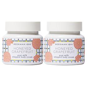 Beekman 1802 Honeyed Grapefruit Goat Milk Whipped Body Cream Duo AS®