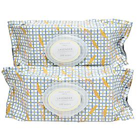 Beekman 1802 Lavender Goat Milk Cleansing Face Wipes Duo