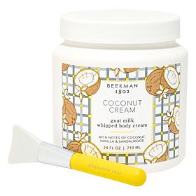 Beekman 1802 Supersize 24oz. Coconut Cream Body Cream with Spatula