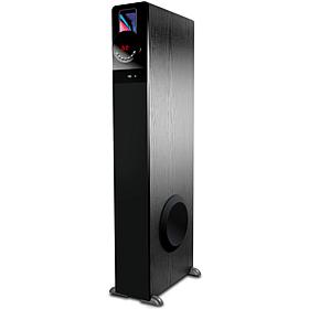 beFree Sound Bluetooth Powered Tower Speaker in Black