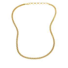 Bellezza 16" Bronze Popcorn-Link Chain Necklace