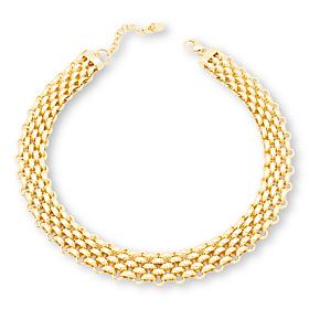 Bellezza 17" Bronze Chainmail Necklace