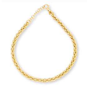 Bellezza 18" Bronze Polished Cestina Chain Necklace