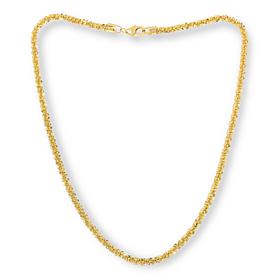 Bellezza 18" Bronze Sparkle Chain Necklace