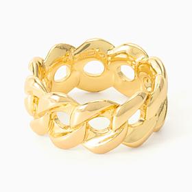Bellezza Bronze Polished Curb Band Ring