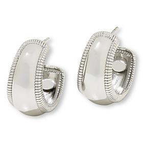 Bellezza Bronze Puffed Luxe Hoop Earrings