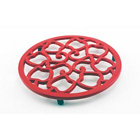 BergHOFF Apple Cast Iron Trivet - Red