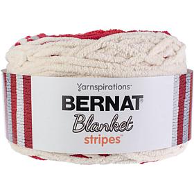 Bernat Blanket Stripes Yarn - Red Alert