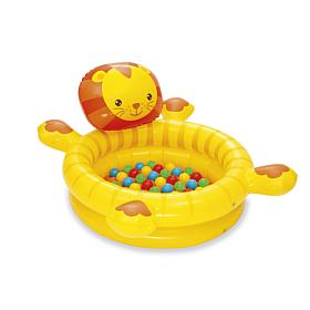 Bestway Up, In & Over 44 x 39 x 24 Inch Lion Ball Pit