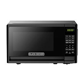 Black+Decker EM720CFOB 0.7 Cu. Ft. Digital Microwave, Black