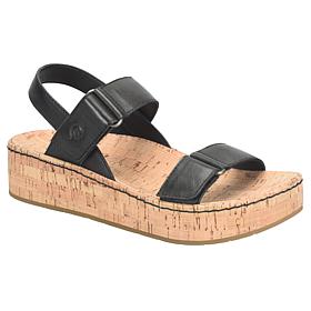 Born Sloan Leather Flatform Sandal
