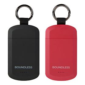 Boundless 3kmAh ChargeFOB Power Bank 2-pack with Keychain and Light