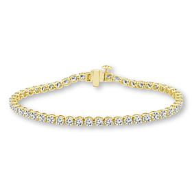 Bright Halo Lab Grown Diamond 5ctw Tennis Bracelet