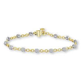 Bright Halo Lab Grown Diamonds 1ctw Tennis Bracelet