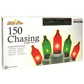 Brite Star 8-Function Chasing Light Set - Red/Green