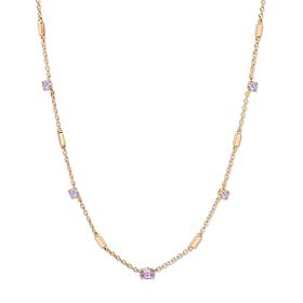 Brook & York Brenna 14K Gold-Plated Brass Birthstone Necklace