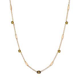 Brook & York Brenna 14K Gold-Plated Brass Birthstone Necklace