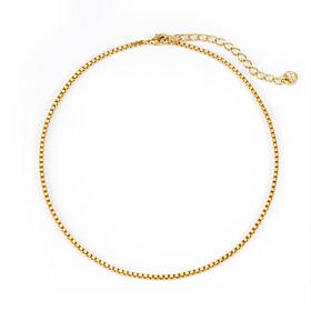 brook and york Emma Box-Chain Choker Necklace
