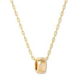 Brook & York Kate Birthstone Necklace with Cubic Zirconia Accents
