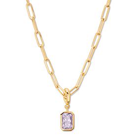 Brook & York Mackenzie 14K Gold-Plated Brass Birthstone Necklace