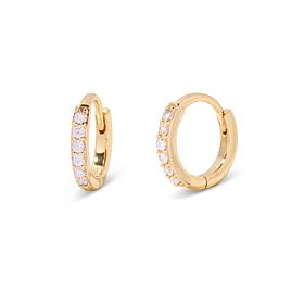 Brook & York Zara Birthstone Hugger Hoop Earrings