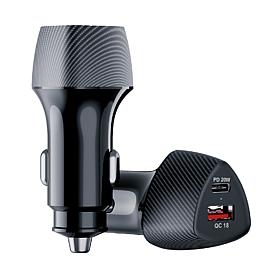 Brookstone 2-Port PD 38W Car Charger - 1 USB-A, 1 USB-C