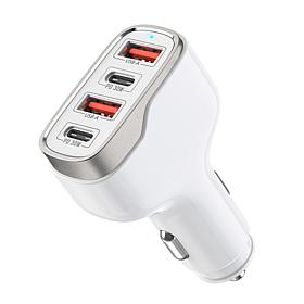 Brookstone 75W Car Charger 4 Ports