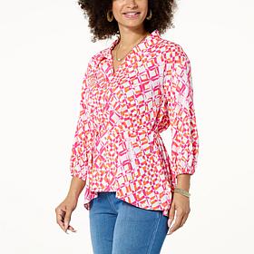 C Wonder 3/4 Sleeve Blouse