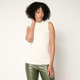 C Wonder Baby Ruffle Mock-Neck Tank Top