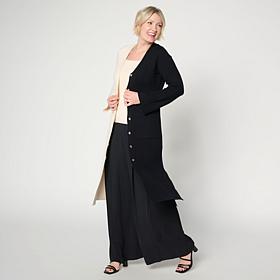 C Wonder Long-Sleeve Cardigan Duster