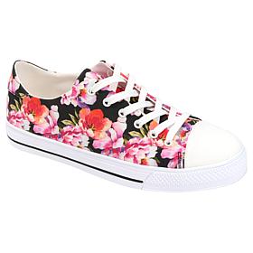 C Wonder Printed Cotton Canvas Sneaker
