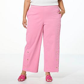 C Wonder Stretch Twill Wide-Leg Pant