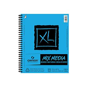 Canson XL Mixed Media Wire Bound Pad 9" x 12" - 60 Sheets