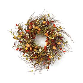 Cape Gooseberry Wreath 20"
