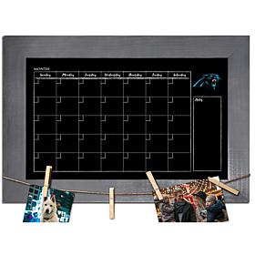 Carolina Panthers Monthly Chalkboard with frame & clothespins 11x19...