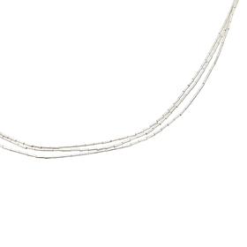 Chaco Canyon 20" Liquid Silver 3-Strand Necklace
