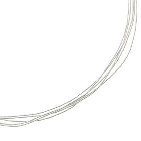 Chaco Canyon 5-Strand "Liquid Silver" 18" Necklace