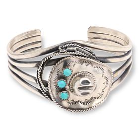 Chaco Canyon Sleeping Beauty Turquoise Cowboy Hat and Lasso Cuff