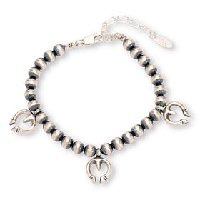 Chaco Canyon Sterling Silver Bead Naja Bracelet
